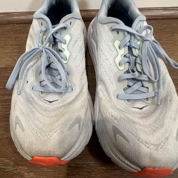 Hoka One Arahi 6 Women's Running Shoes Size 9.5B Blue/Orange - Picture 4 of 11